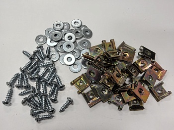 Саморезы автомобильные с закладной скобой М5, 50 шт